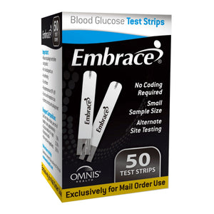 Omnis Health Embrace Blood Glucose Test Strips